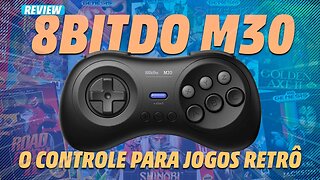 8BITDO M30 o melhor controle para jogos retrô do Mega Drive/Master System/Nintendo