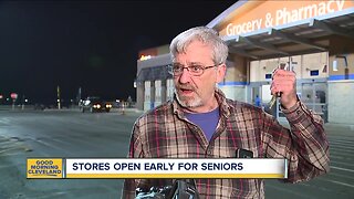 Stores opening early for seniors but some can't find what they need