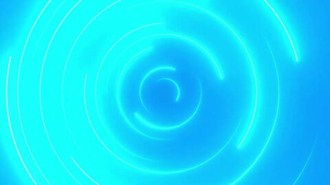 Blue Neon Circle Background Backdrop 4K Motion Graphics 30fps Copyright Free
