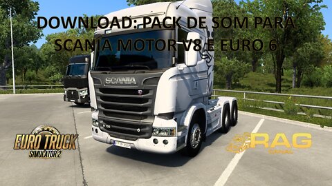 100% Mods Free: Pack de Som Scania V8 e Euro 6