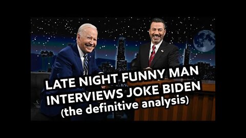 Jimmy Kimmel Interviews Joke Biden!