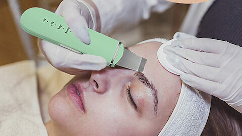 Ultrasonic Deep Face Cleaning Skin Scrubber Reduce Wrinkles