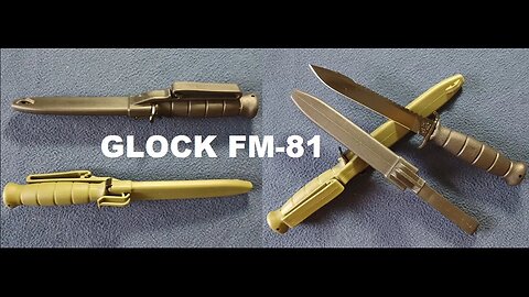 SHOW AND TELL 112: GLOCK Feldmesser FM-81 (Field Knife 1981), Austria, Commercial Export version.