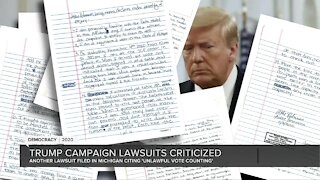 Trump campaign lawsuits criticized by Michigan leaders