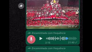 Vazou um áudio de grupo de funcionários de uma emissora descendo a lenha no treinador do Flamengo.