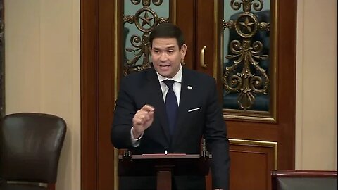 Rubio Speaks on the Senate Floor Regarding the Ongoing Situation with Iran