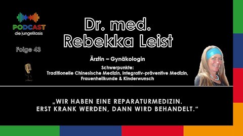 #43 Alternativen in der Medizin & beunruhigende Zahlen - Dr. Rebekka Leist im Gespräch