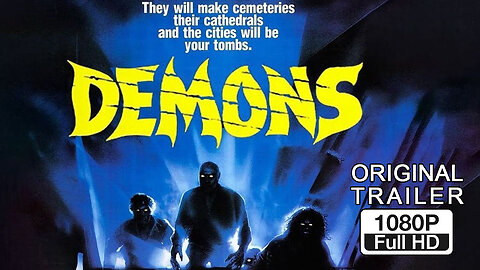 🍿 Demons - (1985) ORIGINAL TRAILER - 1080p 🍿