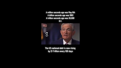 The US national debt is now rising by $1 Trillion every 100 days