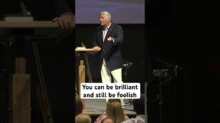 You can be brilliant and still be foolish #shorts #jesus #sermon