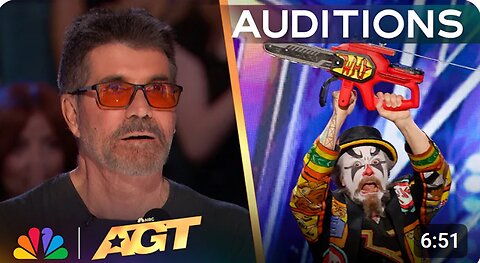 Jelly Boy The Clown SCARES The Crowd With JAW-DROPPING Stunts! _ Auditions _ AGT 2024