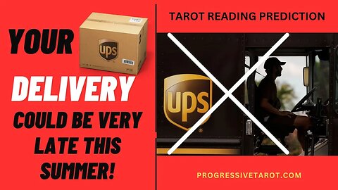 340,000 UPS workers & truckers may go on strike soon or get crushed trying to! Tarot Prediction!
