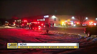 Orotex Corporation fire under investigation in Novi