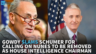 Gowdy Slams Schumer For Calling On Nunes To Be Removed As House Intelligence Chairman