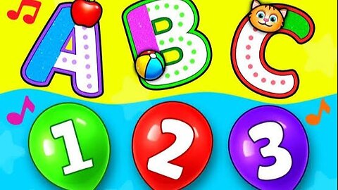 learn alphabet | count numbers | learning videos | educational abc and numbers rhymes song