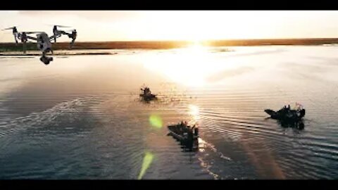 DJI Inspire 2 Airboats 4K