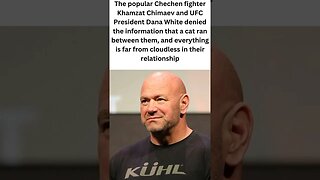 Dana White and Khamzat Chimaev responded to conflict rumours. #short