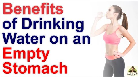 The Benefits of Drinking Water On An Empty Stomach #waterbenefits #drinkwater