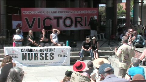 Q & A from the Canadian Frontline Nurses rally in Victoria, BC on July 25, 2021