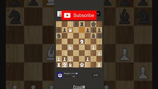 Day 22 Of Bullet Chess Until 1000 ELO | #shorts #bulletchess #pengi