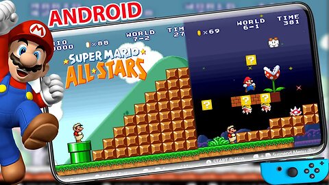 Finally! Super Mario All-Stars on Android/iOS YUZU & Skyline Emulator