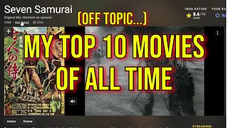 My Top 10 Movie List Of All Time - Off Topic - Requested.....