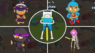 Bloons Adventure Time TD - All Characters + Level Ups