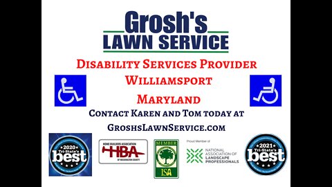 Disability Services Williamsport Maryland Provider Landscaping Contractor