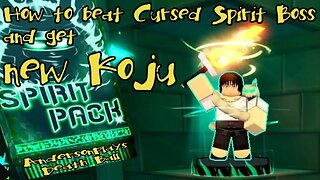 AndersonPlays Roblox [NOW] Death Ball - How To Get Koju - Beat Cursed Spirit Boss