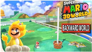 What if the World is Backwards in Super Mario 3D World?