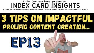 3 Tips on Impactful Prolific Content Creation...