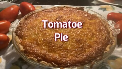 EASY!!! Tomato Pie Easy Christmas side Dish