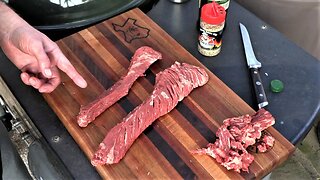 Grilled Hanger Steak over Live Fire