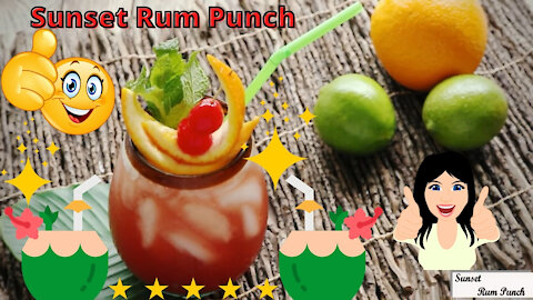 Sunset Rum Punch Recipe - Oh So Good!