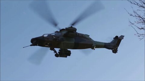 Rotary Wing Aircraft During Military Demonstration - Trident Juncture 2018