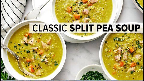 SPLIT PEA SOUP | the classic recipe you know and love!