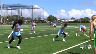 Keiser wins its first-ever flag football game