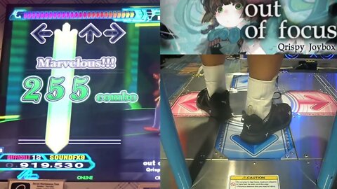 out of focus - DIFFICULT (12) - AA#489 (Straightread FC) on Dance Dance Revolution A20 PLUS (AC, US)