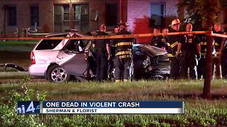 1 dead, 1 injured after car crashes into tree on Milwaukee's north side