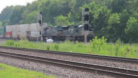 Norfolk Southern Eastbound Intermodal Train from Berea, Ohio July 5, 2021