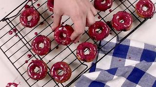 Blueberry Mini Donuts