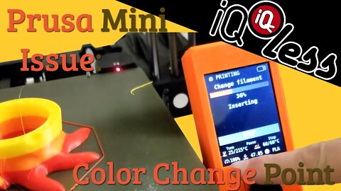 Prusa Mini Issue: Color Change Point