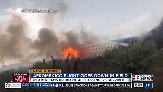 Video from AeroMexico flight