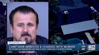 Arizona caretaker arrested, charged with murder in patient's death