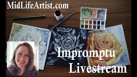 Impromptu Livestream... just painting and chatting...