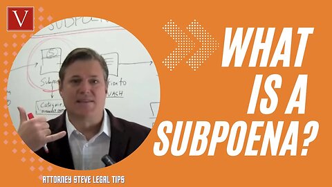 Subpoena process explained by Attorney Steve!