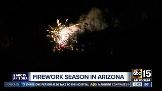 Firework season and wildfire danger