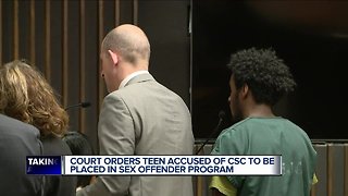 Court orders teen accused of criminal sexual conduct to be placed in sex offender program