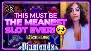 The Meanest Slot Machine Ever! 😂 Lock It Link - Diamonds Slot