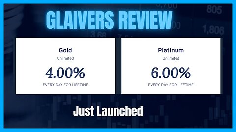 Glaivers Review | Earn 4% Or 6% Daily ROI | NEW HYIP 🔥